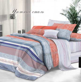 Комплект постельного белья 1,5-спальный, сатин "Престиж" (Уютный стиль)